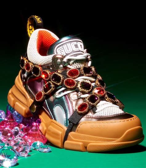 womens gucci sneakers with jewels|Gucci sneakers diamond.